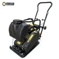 Compacteur à plaques vibrantes 150 kg, facile à utiliser, compacteur de sol thermique portatif pour l'asphalte, le sable et la compactation des fondations