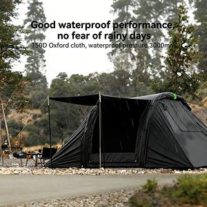 Tente de hayon imperméable avec poches de rangement intégrées et compartiments pour équipement pour un camping organisé avec véhicule - Product Image 6