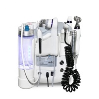 Appareil facial hydro-oxygène 6-en-1, peeling au diamant, dermabrasion, jet d'oxygène, appareil facial hydro-oxygène