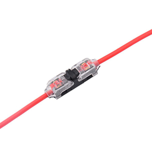Conector de cable de bloqueo Scotch rojo tipo H de 1 pin, 22-18AWG para terminales de empalme rápido, carcasa de PC de crimpado, tira LED, Cable de Audio para coche, alimentación - Product Image 2