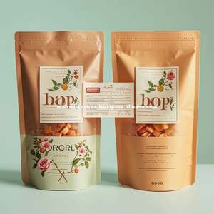 Bolsa de Aluminio Personalizada para Envasado de Alimentos, con Fondo Plano, Tipo Stand-up, Laminada, para Café Instantáneo, con Válvula y Cierre - Product Image 5