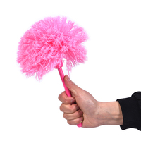 Brosse de dépoussiérage pour plumes de voiture en polyester avec poignée en PP