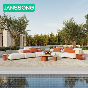 <span class=keywords><strong>Set</strong></span> Divano da Esterno Moderno per Villa, Divano da Giardino, <span class=keywords><strong>Set</strong></span> da Giardino per Hotel, <span class=keywords><strong>Set</strong></span> da Esterno per Resort, <span class=keywords><strong>Set</strong></span> di Mobili da Esterno in Alluminio - Product Image 1
