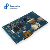 Proculus 4.3 pouces Uart RS232 graphique Lcd Hmi écran tactile tablette panneau de commande Module d'affichage intelligent