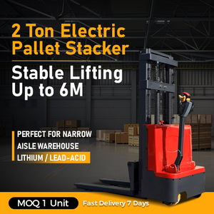 Xe nâng pallet điện HELI 1.5/2 tấn, chiều cao nâng 3-6m, sử dụng pin Lithium/pin axit chì, xe nâng kho hàng, lối đi hẹp - Product Image 2