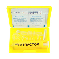 Kit d'aspiration manuelle pour piqûres d'insectes, outil d'extraction de venin d'urgence pour la randonnée, le trekking et le camping