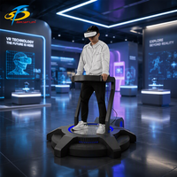 Machine de simulation de tremblement de terre 9D pour parc d'aventure VR, sensation de tremblement, montagnes russes de réalité virtuelle en PVC, prix bas, extérieur/intérieur