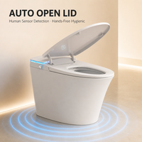 Nouvelle Conception Cuvette de Toilette Intelligente en Céramique WC Bidet Sanitaire Automatique pour Salle de Bain
