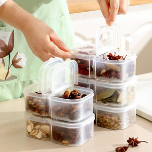 Caja de almacenamiento de especias con compartimento y tapa sellada para organizar condimentos en la cocina - Product Image 1