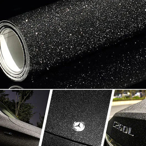 Car Styling <span class=keywords><strong>noir</strong></span> Glitter Diamond Shiny <span class=keywords><strong>Vinyl</strong></span> Films Wrap For Car Body Car Sticker Auto decoration motorcycle decal - Product Image 6