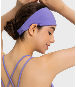 Bán buôn headbands cho phụ nữ tùy chỉnh in logo của bạn đàn hồi thể thao Spa <span class=keywords><strong>Headband</strong></span> unisex Thanh Niên - Product Image 5