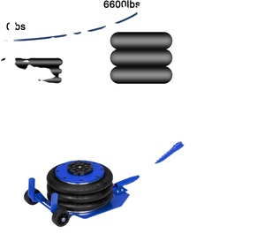 Fast-Lifting 5 Ton/11000lbs <strong>Car</strong> Hydraulic <strong>Jack</strong> with Adjustable Handle Steel <strong>Air</strong>-<strong>Bag</strong> Inflatable <strong>Jacks</strong> - Product Image 1