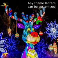 City Shining Festival Laternen dekoration Bunte Lichter Benutzer definiertes Thema Tier laterne