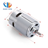 Motor DC Listrik Mikro Mini Kecil 775 6v 12v 24v Torsi Tinggi Bertenaga Kuat untuk Kipas
