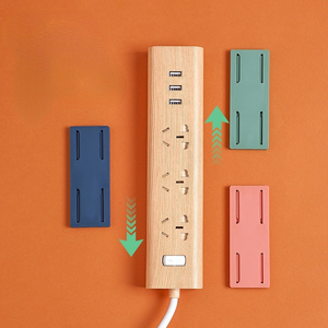 2pcs <b>Plug</b> & <b>Extension</b> <b>Socket</b> Holder <b>Plug</b> Organiser Power Strip Holder Wall-Mount Lead Organiser <b>Socket</b> Holder - Product Image 2