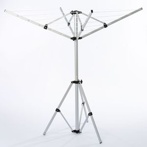 Grand séchoir <span class=keywords><strong>à</strong></span> <span class=keywords><strong>linge</strong></span> rotatif en aluminium détachable <span class=keywords><strong>à</strong></span> 4 bras de 50 m avec un design écologique <span class=keywords><strong>pour</strong></span> une utilisation en extérieur - Product Image 2