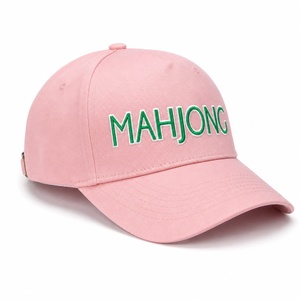 Gorra trucker de malla rosa con bordado de letras 'Everyone Loves a Joker', ajustable con cierre snapback, para jugadores de Mahjong, al por mayor - Product Image 5