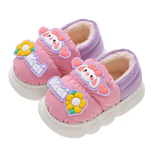 Ciabatte di cotone per bambini invernali caldi ragazzi e ragazze con piumino di cotone impermeabile scarpe per neonati di 1-3 anni