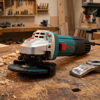Meuleuse d'angle 750W pour la découpe de métal, le meulage, la maçonnerie, le polissage, outil électrique filaire, 11000 tr/min, disque de 125 mm, 1,5 kg, utilisation en atelier