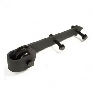 WEKIS Brass/Steel Barn Door Hardware System with Screw Installation for Bedroom & Outdoor Use-Modern Sliding Door - Product Image 3