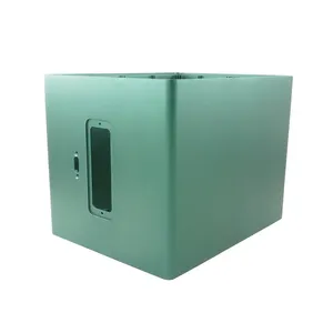 Recinto metálico caja electrónica extruida caja de aluminio