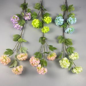 <b>Artificial</b> <b>Hydrangea</b> Bouquet Silk Flower High Simulation Wedding Home Decor Photography Props - Product Image 2