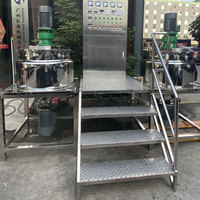 Réservoir mélangeur pour savon liquide avec le chauffage de vapeur ou chauffage électrique