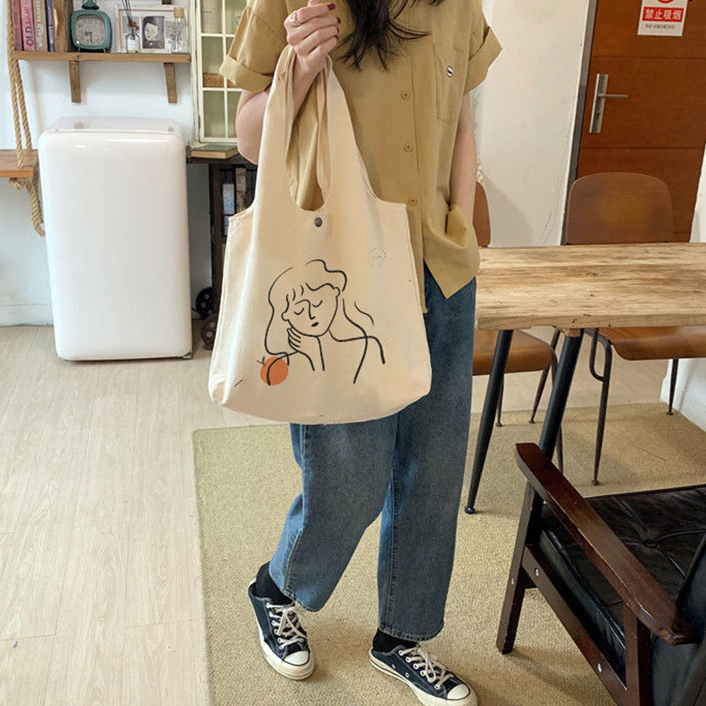 Пользовательский экологически чистый многоразовый модный большой холщовый рекламный магазин Подарочная сумка-тоут