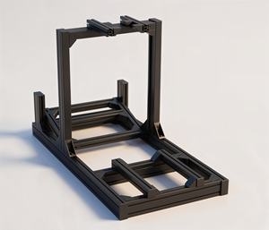 Cadre en aluminium Simracing Cockpit de base bon marché Conception simple pour un usage domestique - Product Image 2