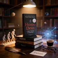 Homo Deus : Une brève histoire de demain par Yuval Noah Harari. Philosophie futuriste intemporelle classique