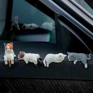 Ruijie - Adorno de Resina para Coche con Diseño de Gato, Figura de Dibujos Animados para el Salpicadero - Product Image 2
