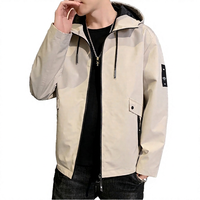Veste Softshell Homme Grande Taille Personnalisable avec Logo, Légère, Imperméable, à Capuche, Entièrement Zippée, Extensible, Couleur Unie Teinte en Fil, Collection Printemps