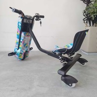 Trottinette électrique intelligente à 3 roues 36V avec batterie au lithium et moteur sans balais pour adultes et enfants
