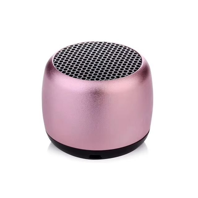 OEM Mini Metal Wireless for Bt Speaker Portable Outdoor Promotional Gift RGB LED for Home Theatre Party Computer