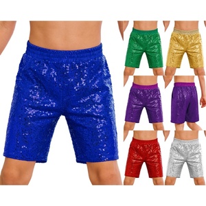 Boys Sequin Shorts Sparkly Dance Performance Shorts Kids Stage Costume Pants Glitter Party Recital Wear Custom - Product Image 1