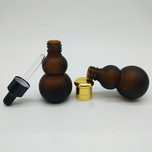 Double-Gourd Massage Roller <strong>Bottles</strong> Brown Glass Light Blocking <strong>Roll</strong> <strong>on</strong> <strong>Bottles</strong> Essential Oil Serum Rollers Perfume <strong>Bottles</strong> - Product Image 5