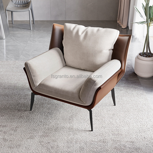 Oturma odası tekli koltuk ışık lüks balkon Modern eğlence sandalye basit tasarımcı İtalyan Minimalist yatak koltuk - Product Image 1