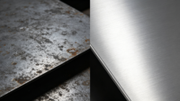 Lijadora Pulidora Automática de Metal Plano para Eliminar Rebabas, Óxido y Oxidación en Piezas de Acero al Carbono, Acero Inoxidable y Aluminio