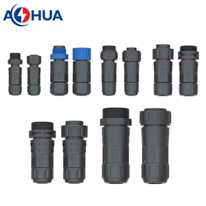 Водонепроницаемый разъем AOHUA M12 M15 M16 M20 IP67, 8-контактный, для зарядки аккумуляторов, штекер-гнездо, для электросамокатов, электровелосипедов, мотоциклов - Product Image 2