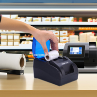 Printer Tiket Thermal POS Mini 58mm untuk Smartphone USB Direct Thermal 12mm Bekas Tersedia Garansi 1 Tahun
