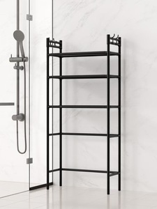 <span class=keywords><strong>Étagère</strong></span> de rangement sur pied <span class=keywords><strong>à</strong></span> 3 niveaux pour salle de bain, peu coûteuse, pour économiser de l'espace, pour lave-linge - Product Image 4