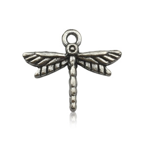 100 cái/túi Hợp Kim Côn Trùng Dangle Mặt Dây Chuyền Tây Tạng Cổ Bạc Động Vật Charms <span class=keywords><strong>Dragonfly</strong></span> Charms Cho Tự Làm Đồ Trang Sức Vòng Đeo Tay - Product Image 5