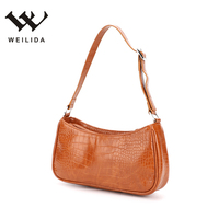 Sac à cosmétiques pour femmes, sacs à main tendance, produits de mode, fourniture directe d'usine, imperméable, motif crocodile, PU