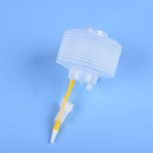 Dispositif de drainage à pression négative médical Shuangling 1000 ml, dispositif d'aspiration manuelle sous vide jetable en PVC bleu - Product Image 2