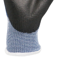 Gants de travail MaxiTough confortables en HPPE avec revêtement en polyuréthane PU sur la paume, conformes à la norme EN388 4X43C, antidérapants et résistants aux coupures