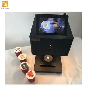 Perangkat Lunak Ditingkatkan Printer Kopi 3d Cappuccino Latte Art Cake Cetakan Coklat dengan 4 Cangkir Cetak Printer Kopi Selfie