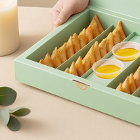 Boîte cadeau arabe personnalisée Sunshine pour Ramadan Kareem Sweets Emballage de dessert de luxe réutilisable Boîte du désert certifiée