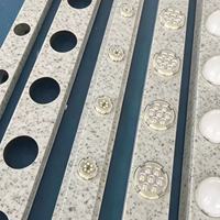 Goulotte de câblage en aluminium à motif marbre solide avec trous de fixation, plateau professionnel pour l'installation de fils électriques