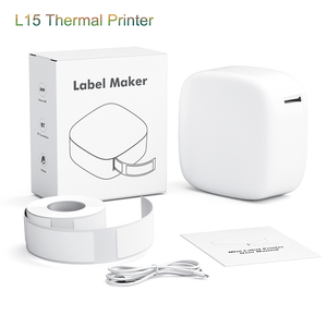 Inkless Portable Mini L15 Label <b>Printer</b> Wireless USB Thermal <b>Printer</b> Connect Phone Printing Label Maker - Product Image 1