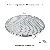 Yolecen 304 maille de Barbecue en acier inoxydable petites grilles carrées pour viande fumée épaissie poêle à charbon de bois maille jetable coréen
